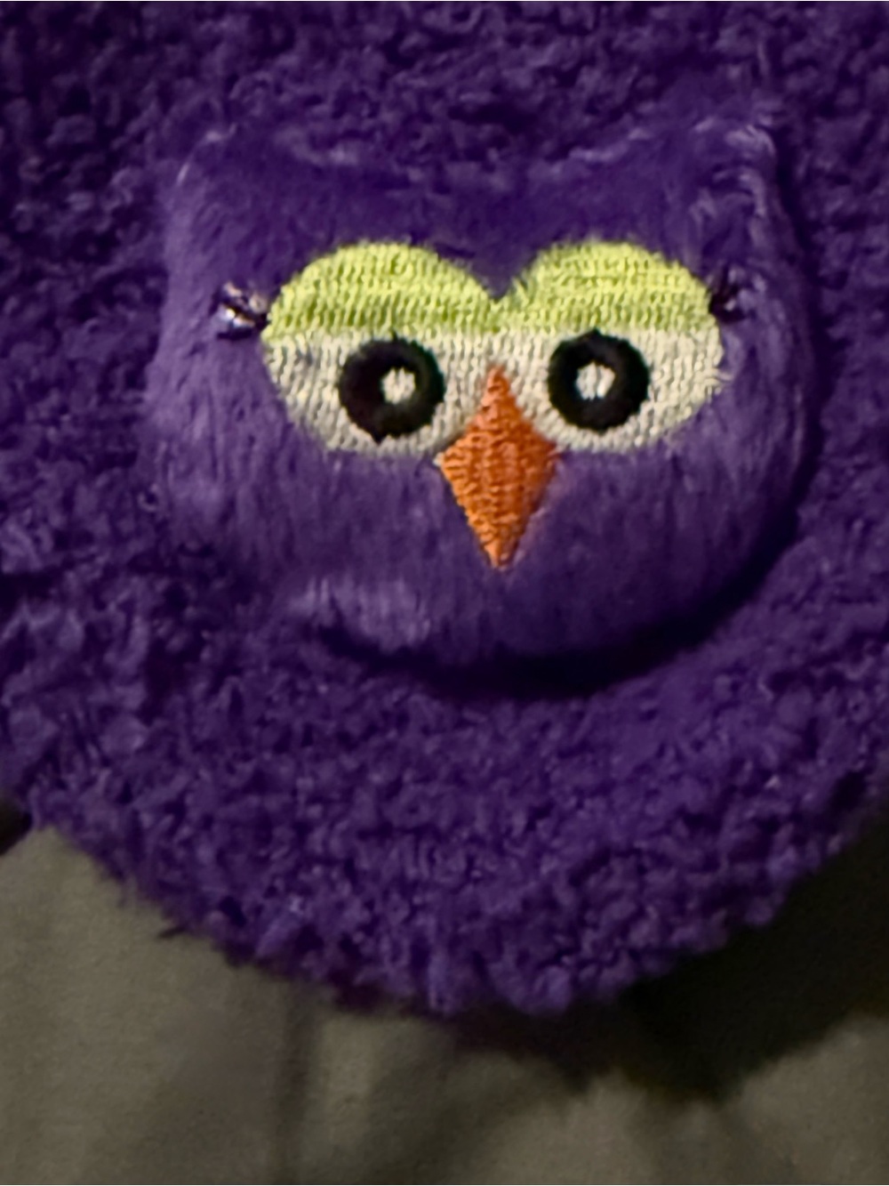 Halloween Slipper Socks OS Purple Orange 3D Owl New NWT Hyde & EEK! Boutique